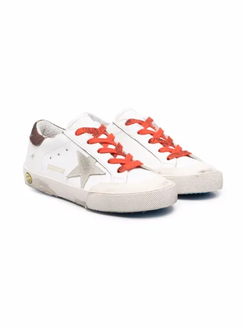 Golden Goose Kids star-patch low-top sneakers