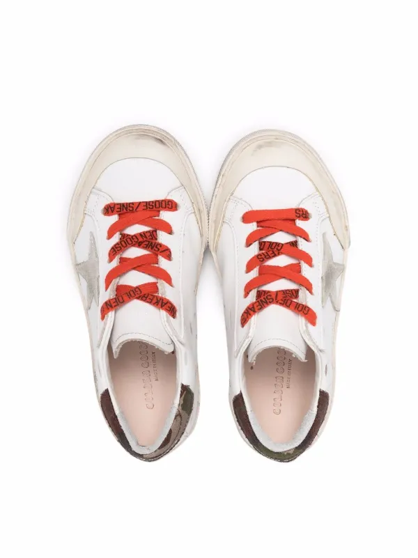 Golden goose hot sale white skate