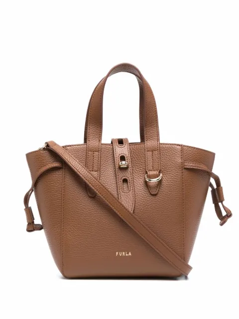 Furla pebbled-texture tote bag