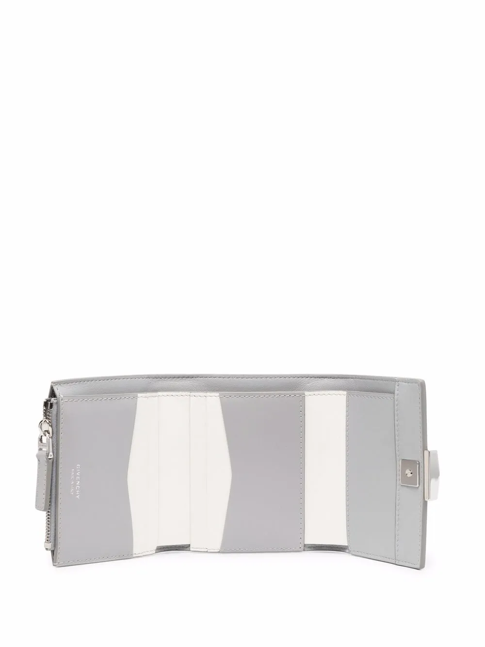 Givenchy Portemonnee met logoplakkaat Grijs