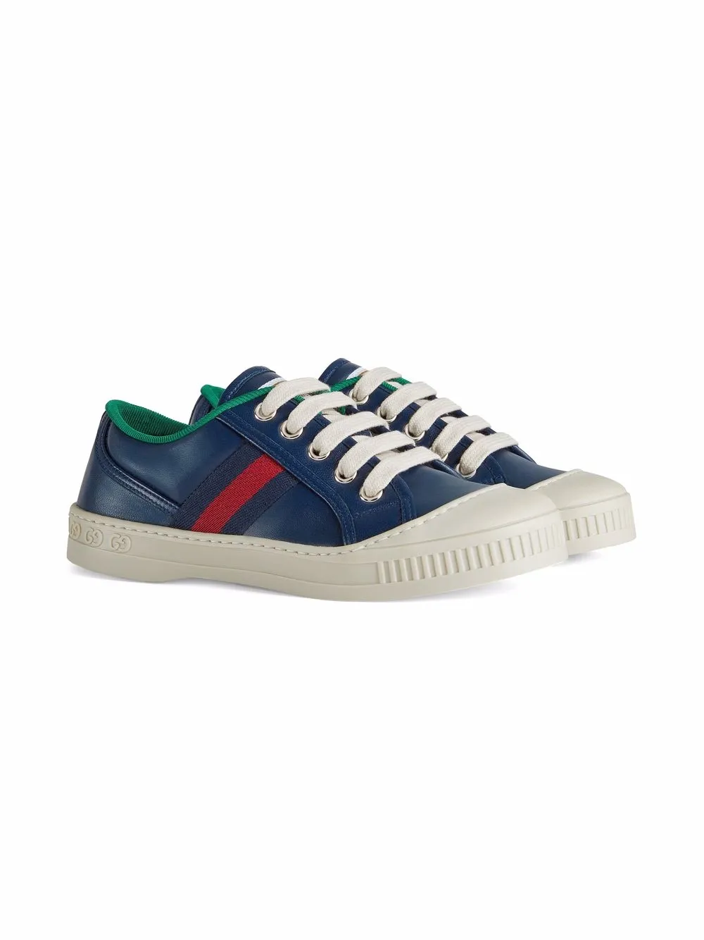 

Gucci Kids tenis Gucci Tennis 1977 - Azul