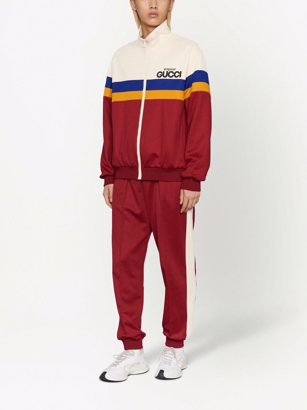 Gucci Logo Print Track Jacket - Farfetch