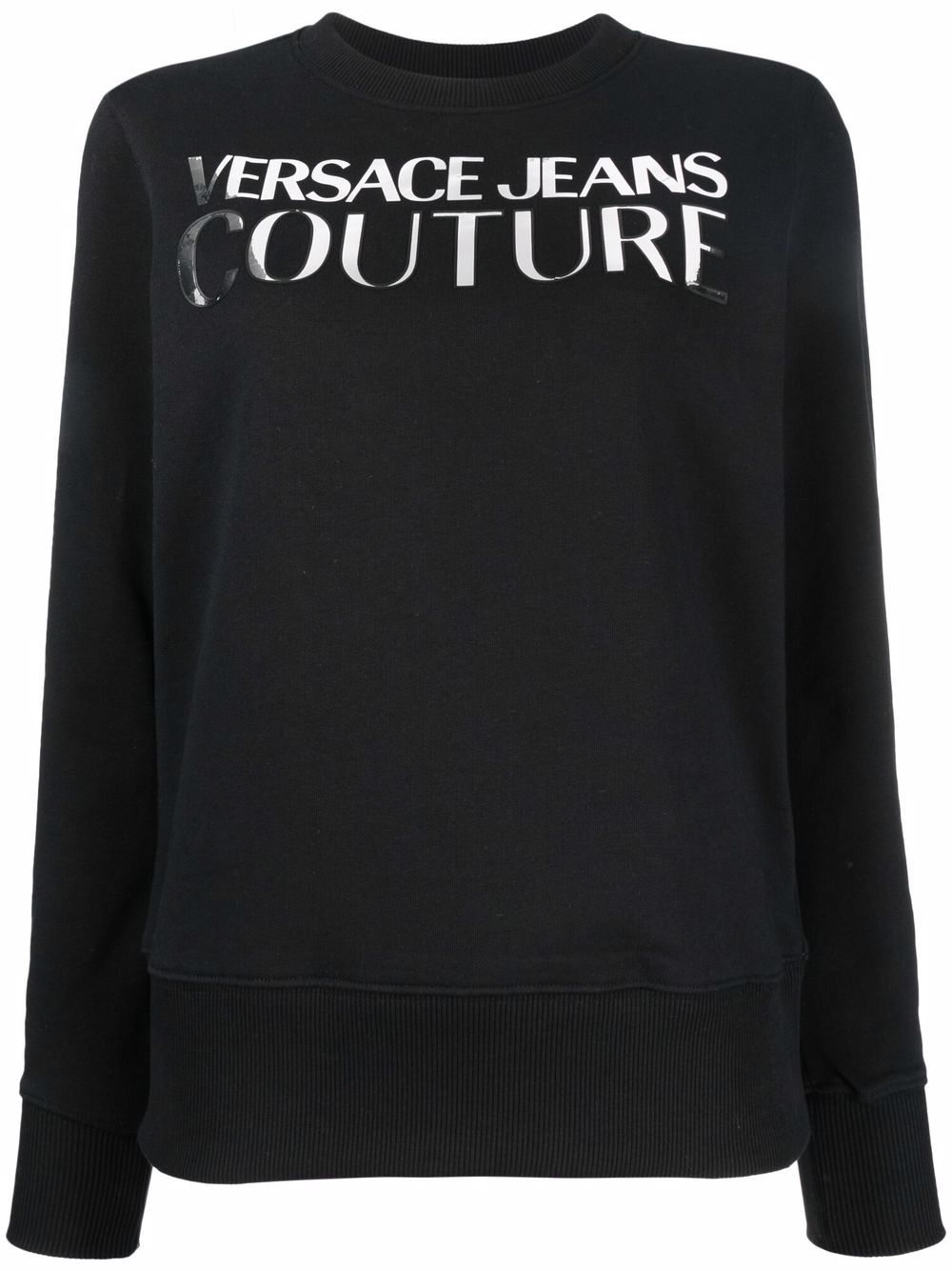 Image 1 of Versace Jeans Couture logo crew-neck sweatshirt