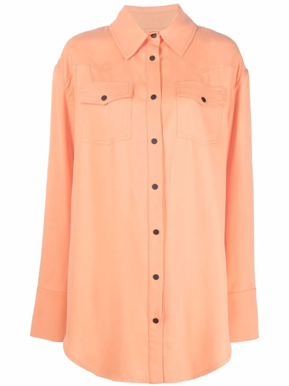 

The Mannei camisa con botones - Naranja