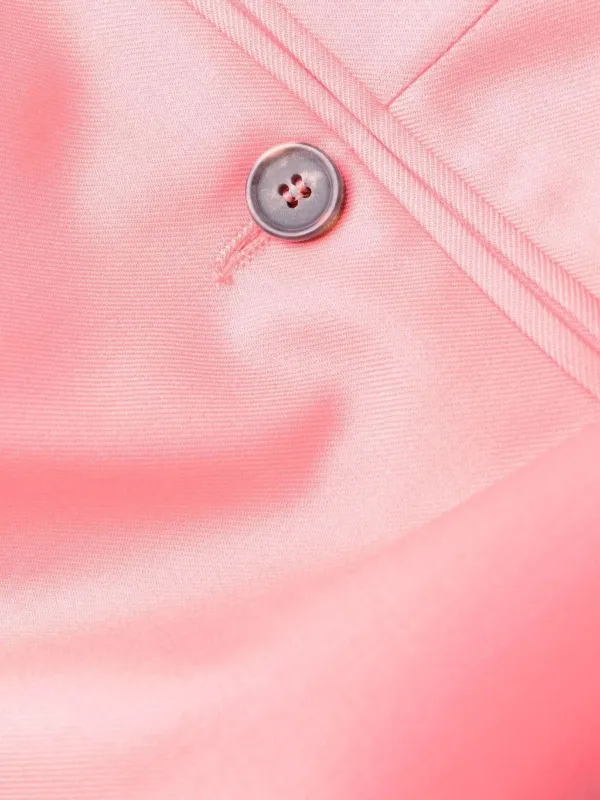 Alexander McQueen high-waisted Tailored Wool Trousers | Pink