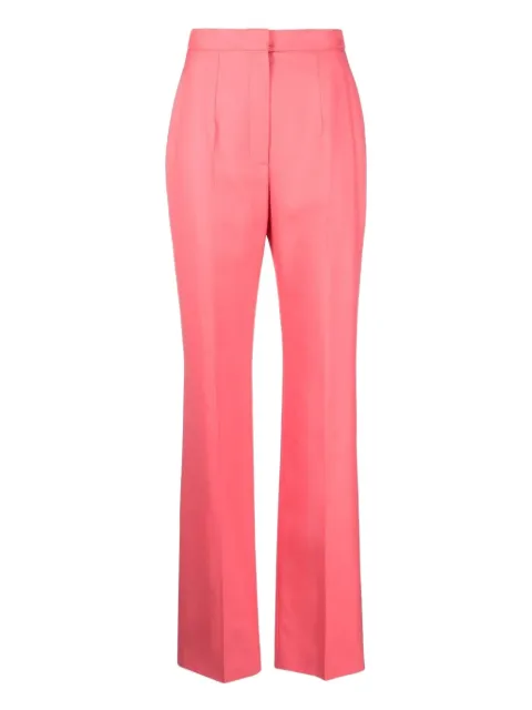 Alexander McQueen high-waisted tailored wool trousers