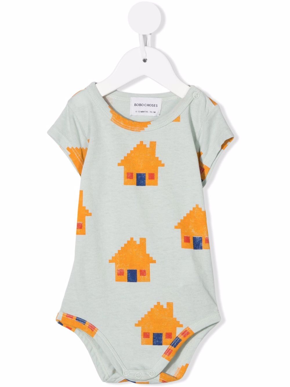 фото Bobo choses graphic-print short-sleeved romper