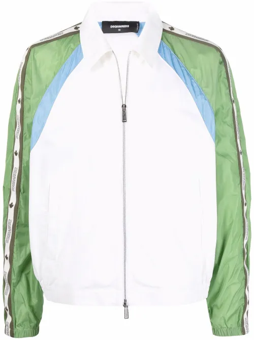 Veste bomber à bande logo - DSQUARED2 - Modalova