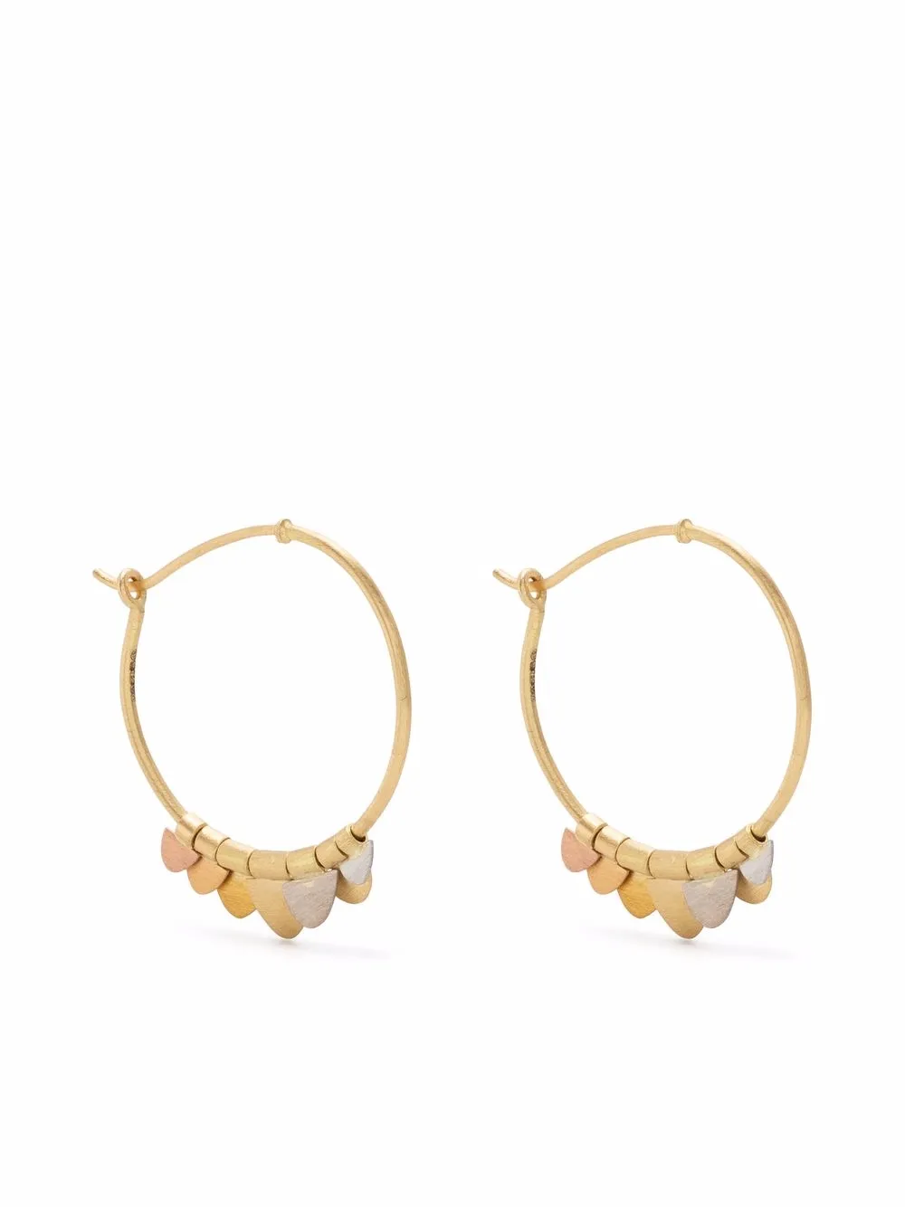 

Sia Taylor pendientes en oro de 18kt pequeños - Dorado