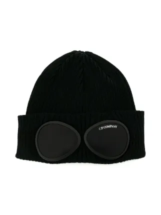 C.P. Company Kids goggle knitted hat 