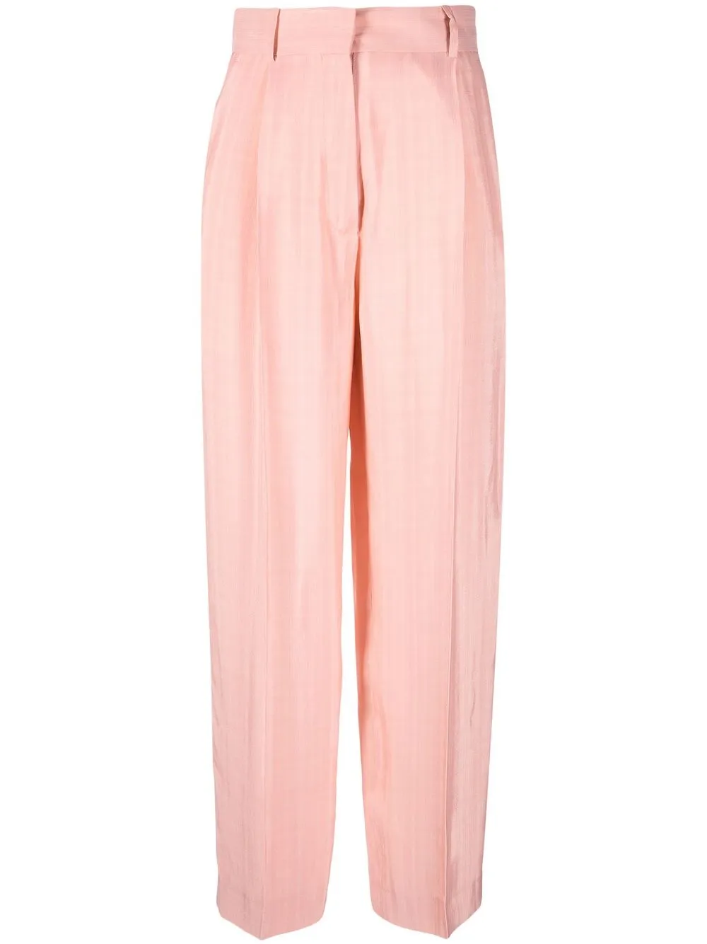 

SANDRO pantalones tapered con tiro alto - Rosado