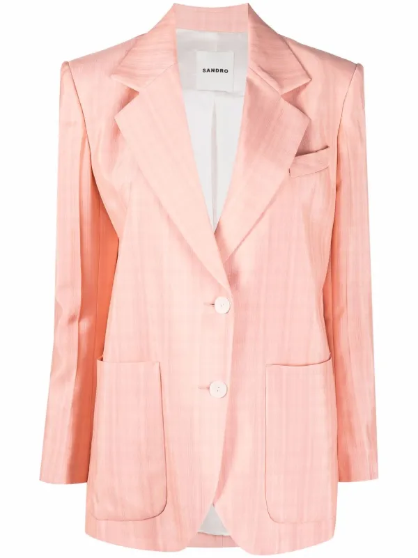 SANDRO Nathalie single-breasted Blazer 
