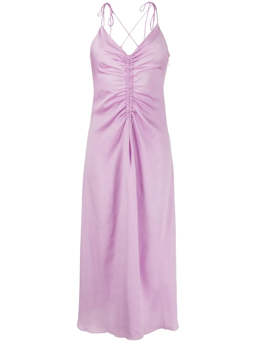 

SANDRO ruched sleeveless dress - Purple