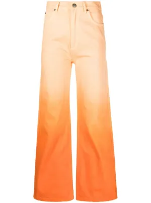 Vaquero bordado de algodón orgánico SFPJE00341 Bleached - Denim - Vaqueros  | Sandro Paris