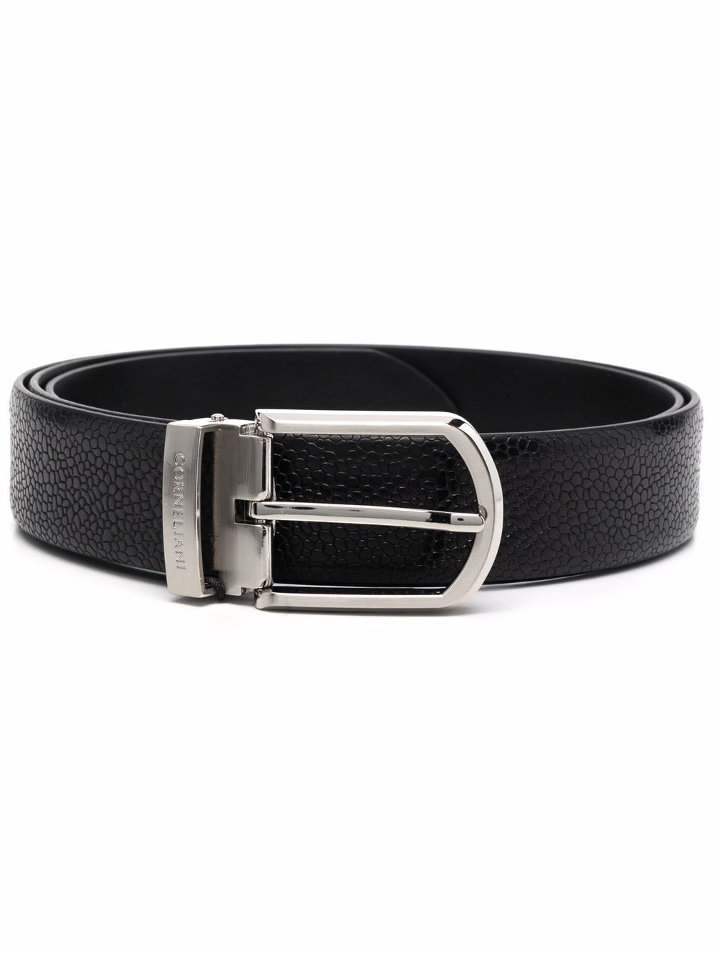 фото Corneliani pebbled leather belt