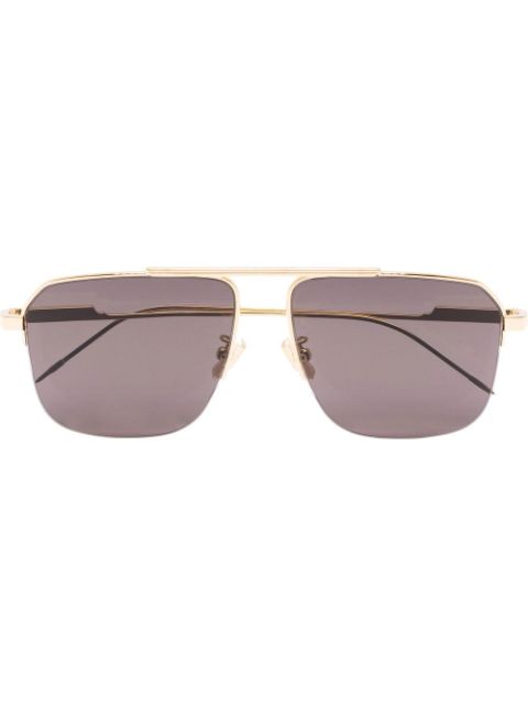 Bottega Veneta Eyewear Bond rectangular-frame sunglasses