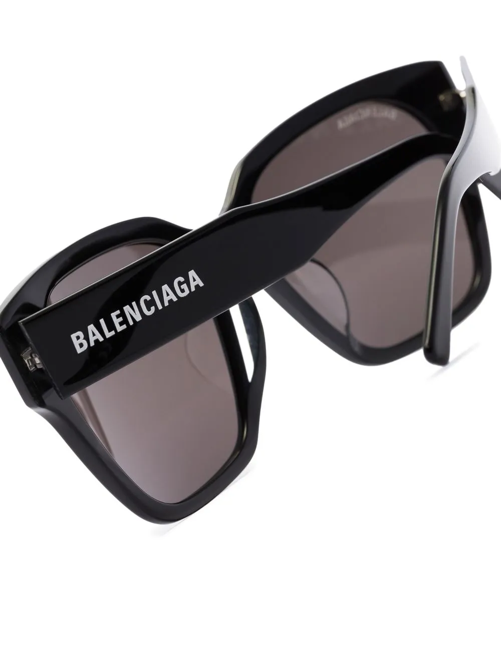 BALENCIAGA FLAT SQUARE-FRAME SUNGLASSES