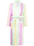 Olivia Rubin candy stripe tie-waist robe jacket - Multicolour