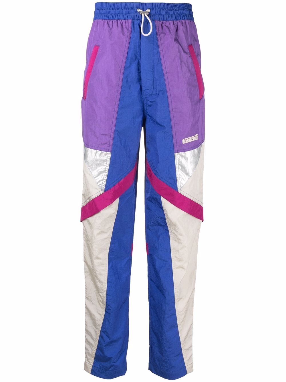 colour block track pants