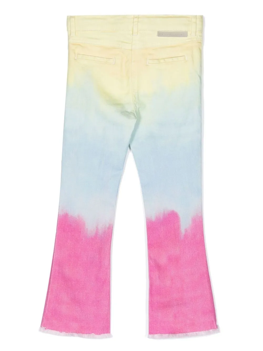 Stella McCartney Kids Jeans met tie-dye print - Geel