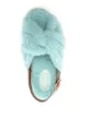 Tod's slingback shearling sandals