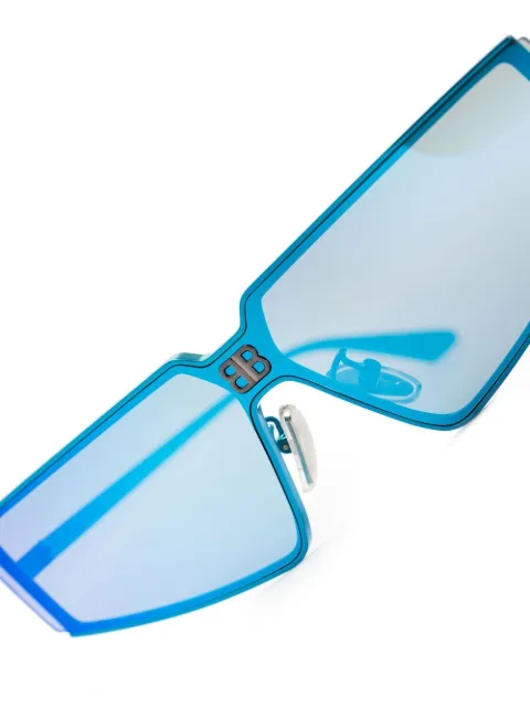 Balenciaga Eyewear Shield 2.0 rectangle-frame Sunglasses - Farfetch Balenciaga Eyewear Shield 2.0 rectangle-frame Sunglasses - Farfetch