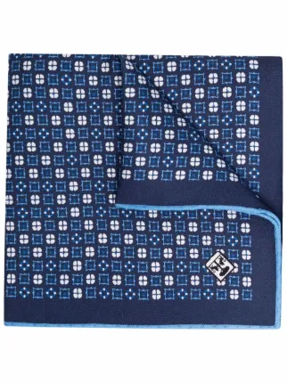 Farfetch Accessori Sciarpe Foulard con stampa Blu 