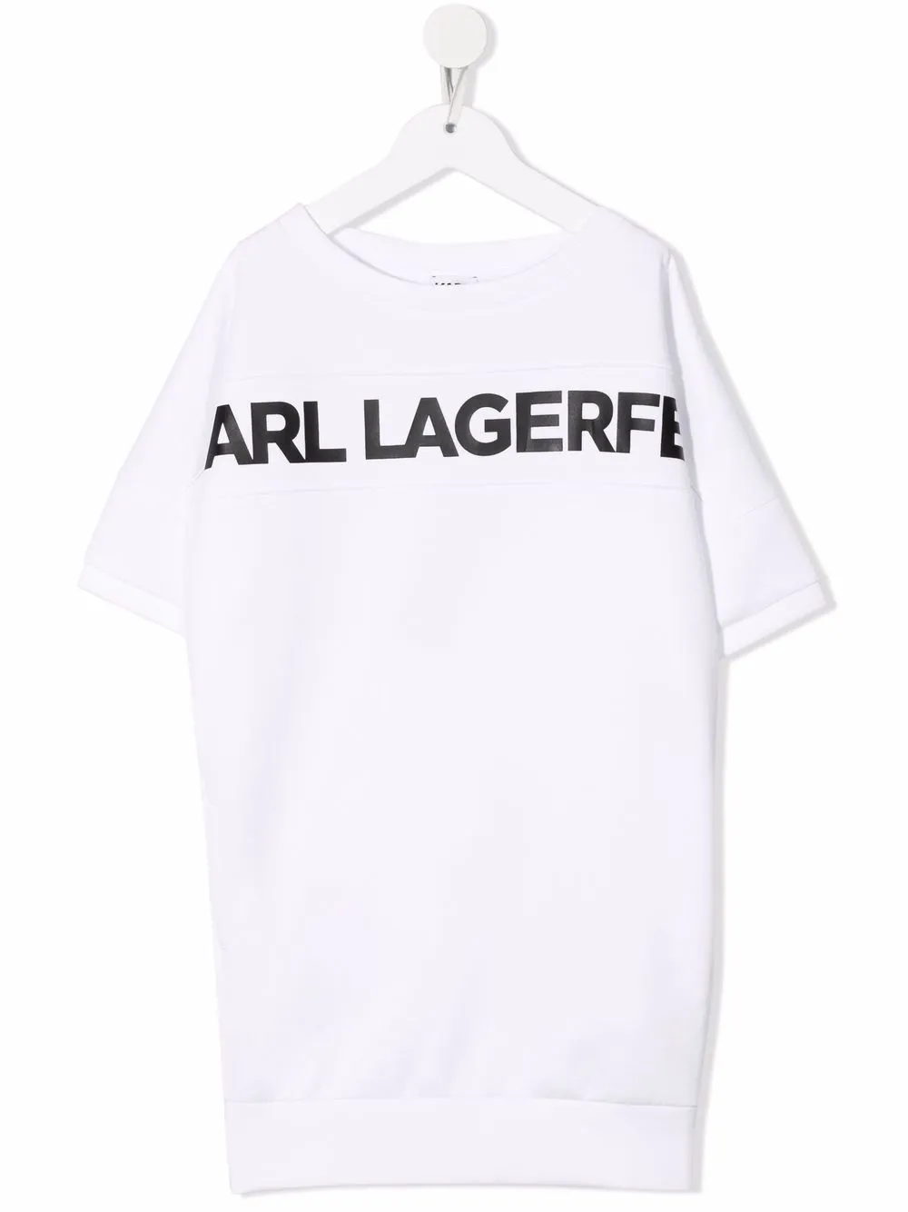 

Karl Lagerfeld Kids logo-print sweatshirt dress - White