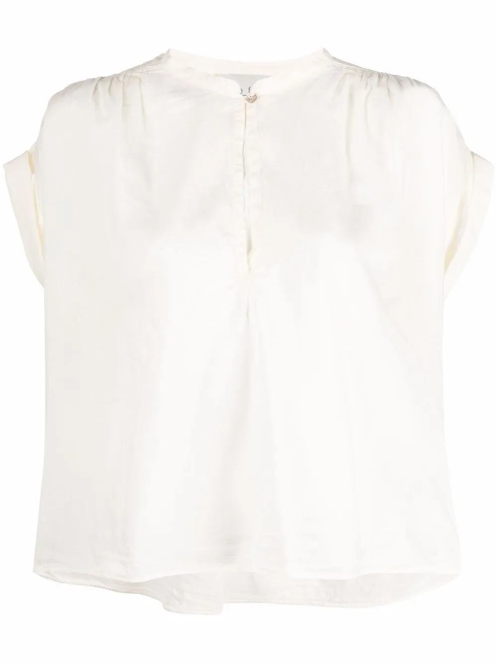 

Forte Forte ruched semi-sheer blouse - Neutrals