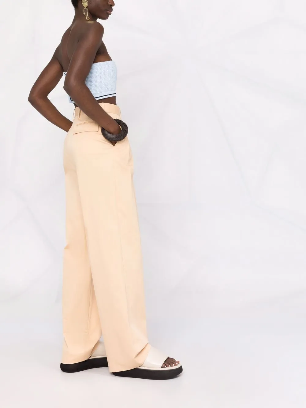фото Jacquemus топ-бандо без бретелей