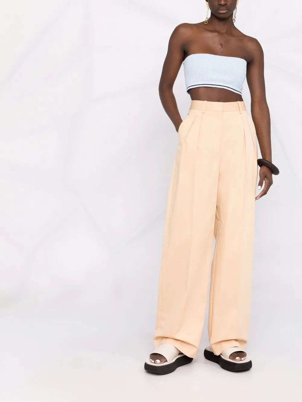 фото Jacquemus топ-бандо без бретелей