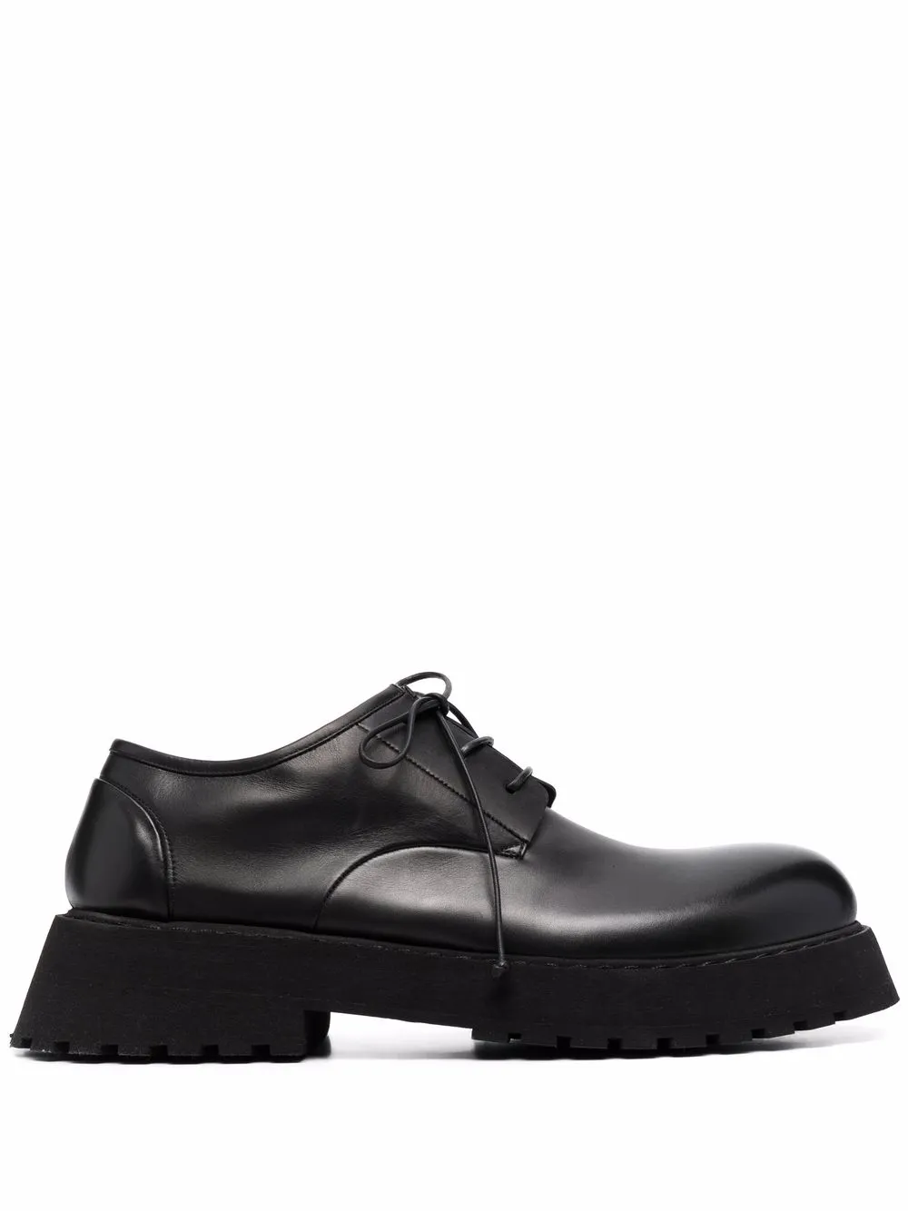 

Marsèll zapatos derby con suela gruesa - Negro