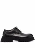 Marsèll chunky leather derby shoes - Black