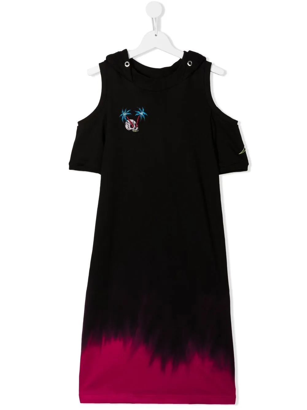 

Diesel Kids vestido con capucha - Negro