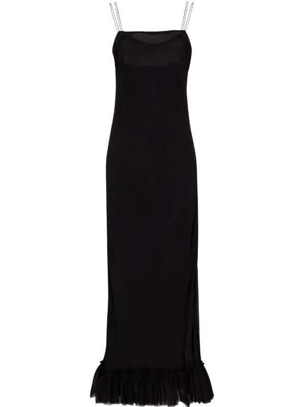 KHAITE Alix double-layer Maxi Dress 