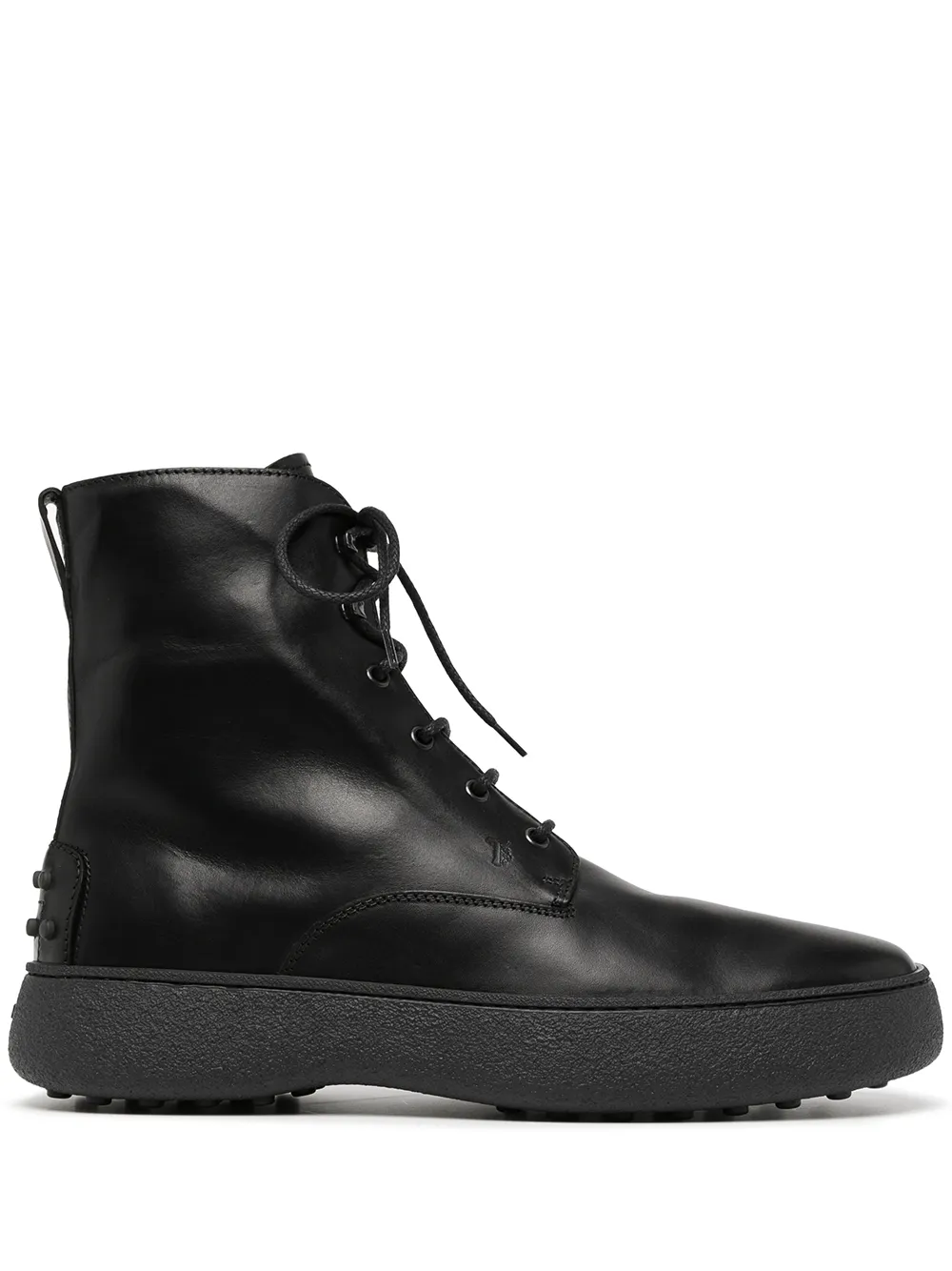 

Tod's botines con agujetas - Negro
