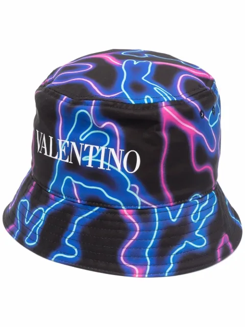Valentino Garavani gorro de pescador con motivo Neon Camou