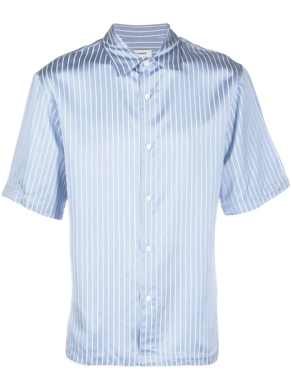 

SANDRO striped short-sleeve shirt - Blue