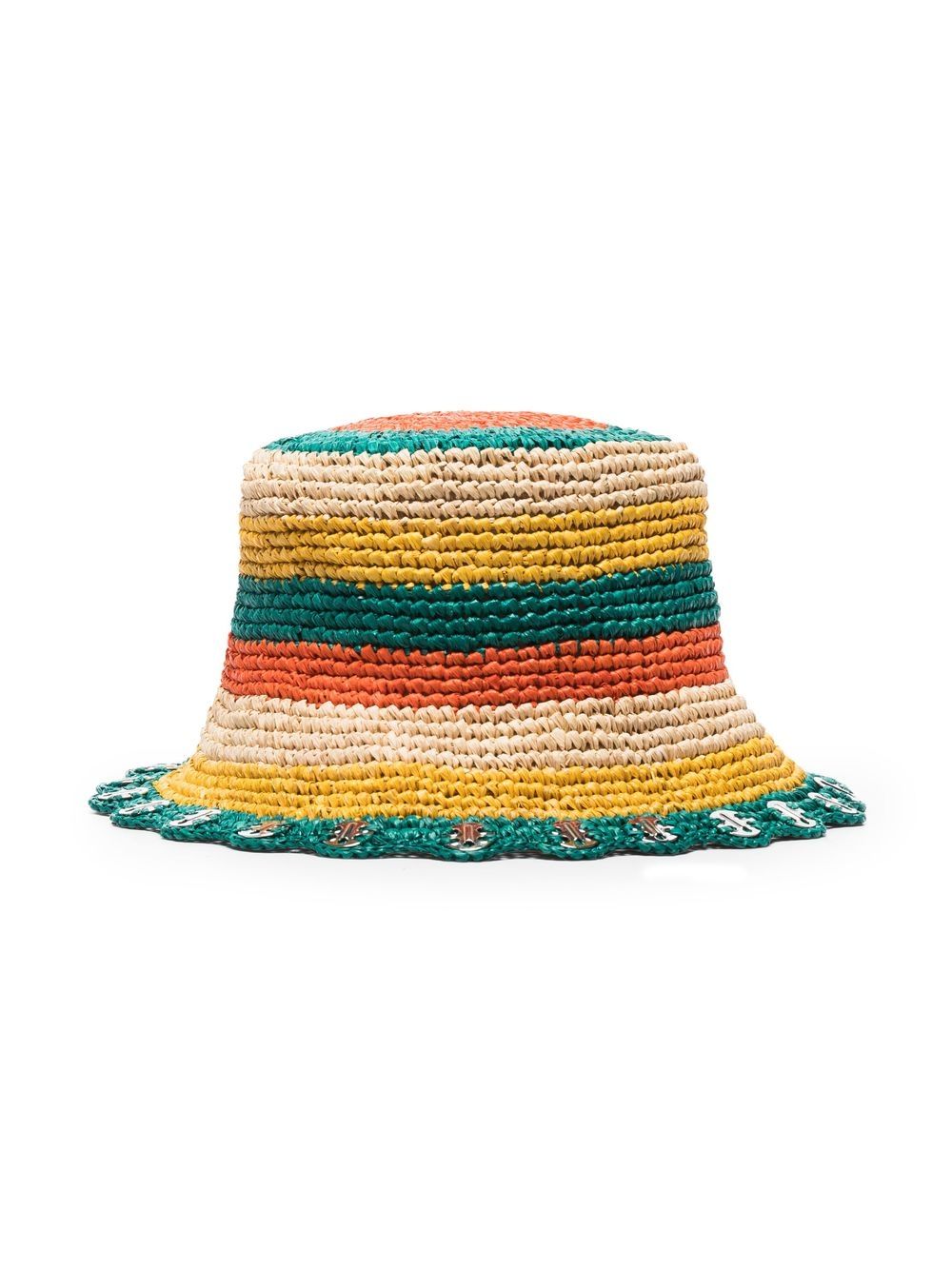 Cheap online shopping deals Rabanne raffia straw hat Women