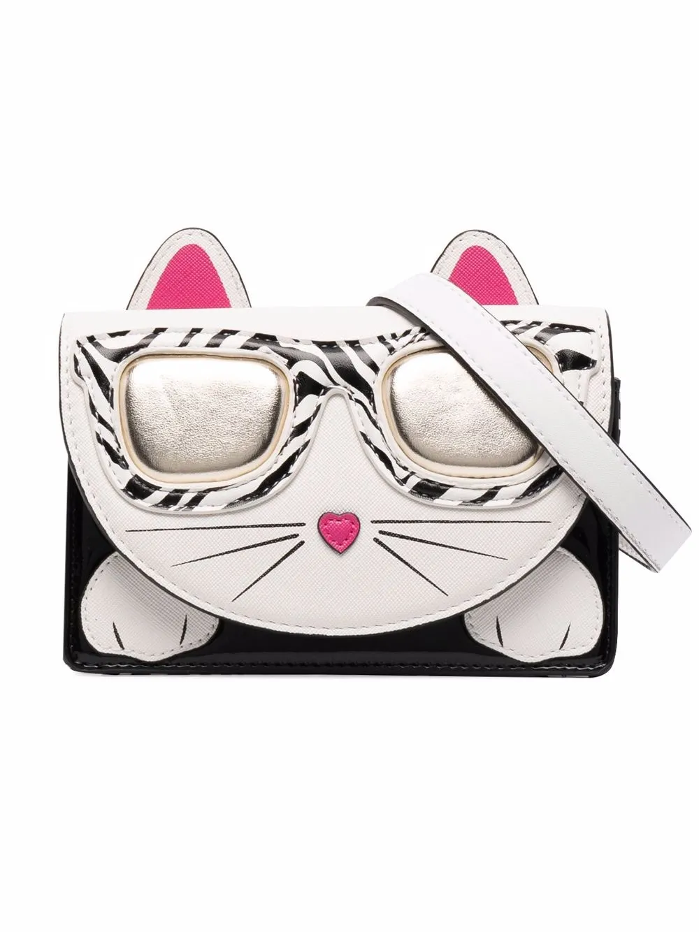 

Karl Lagerfeld Kids bolsa de hombro Choupette - Negro