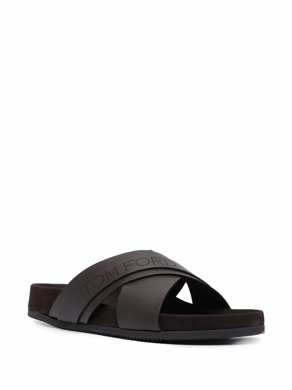 TOM FORD Leren sandalen - Bruin