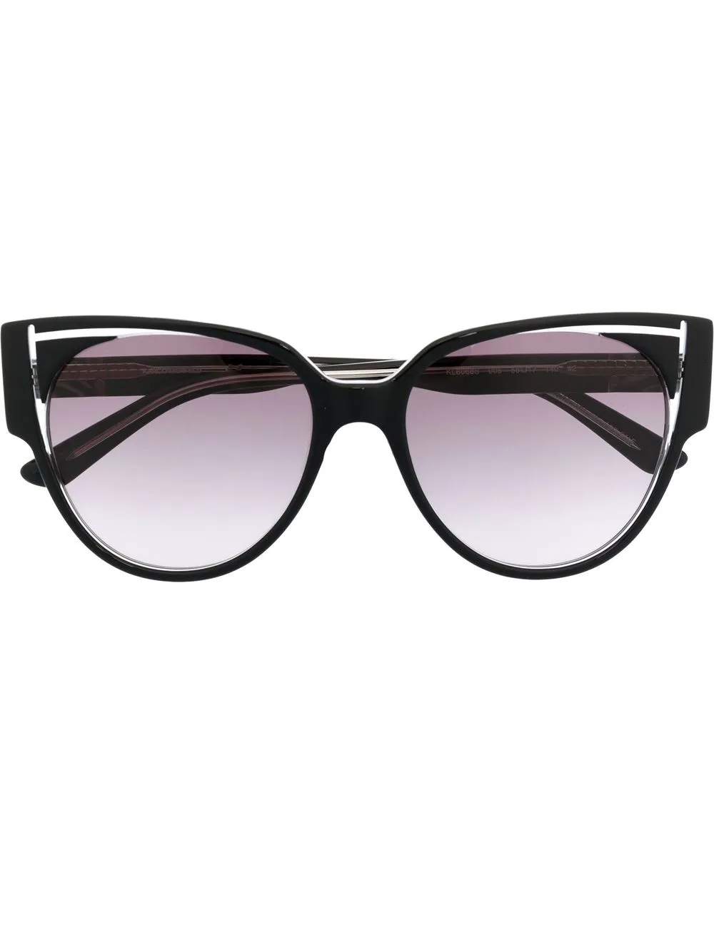 

Karl Lagerfeld Signature logo cat-eye sunglasses - Black