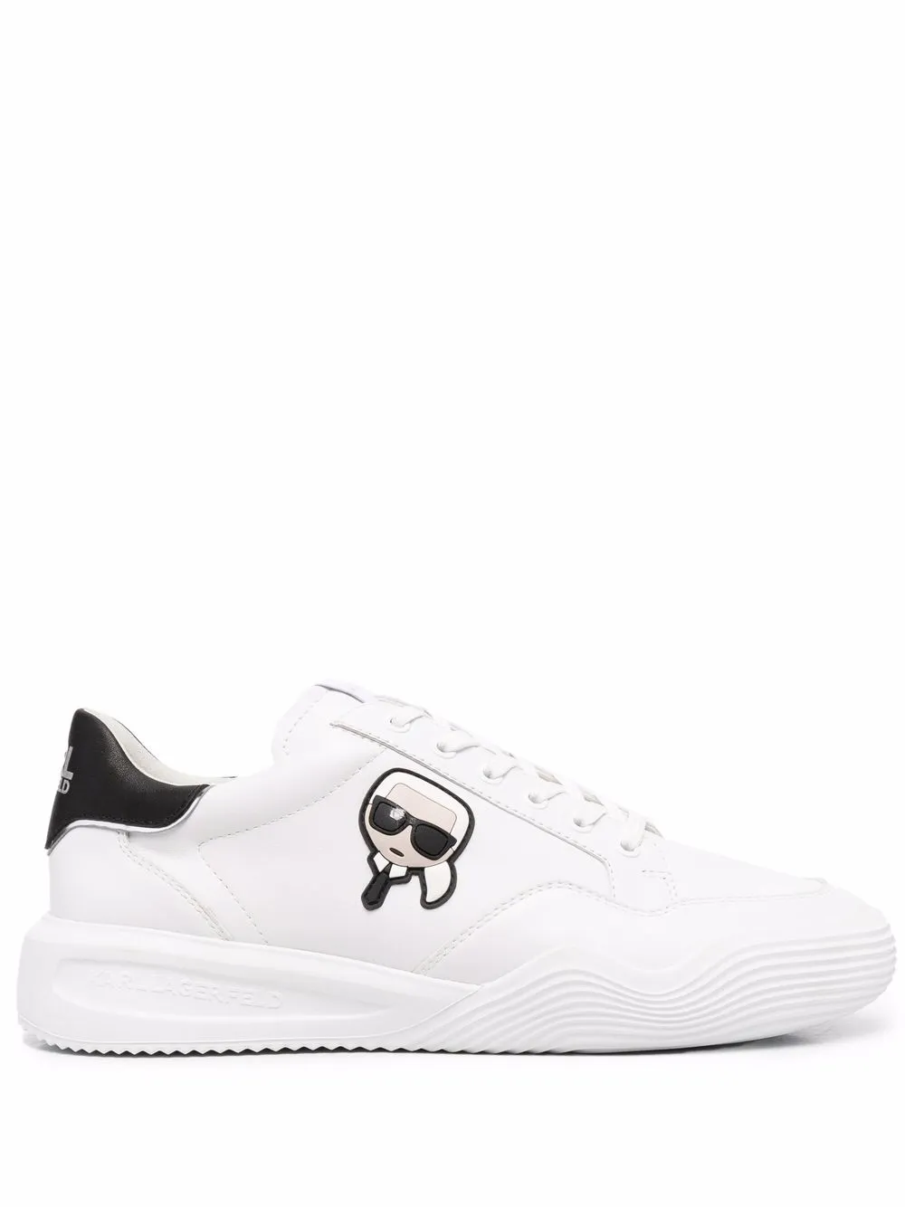 

Karl Lagerfeld tenis con motivo Ikonic - Blanco