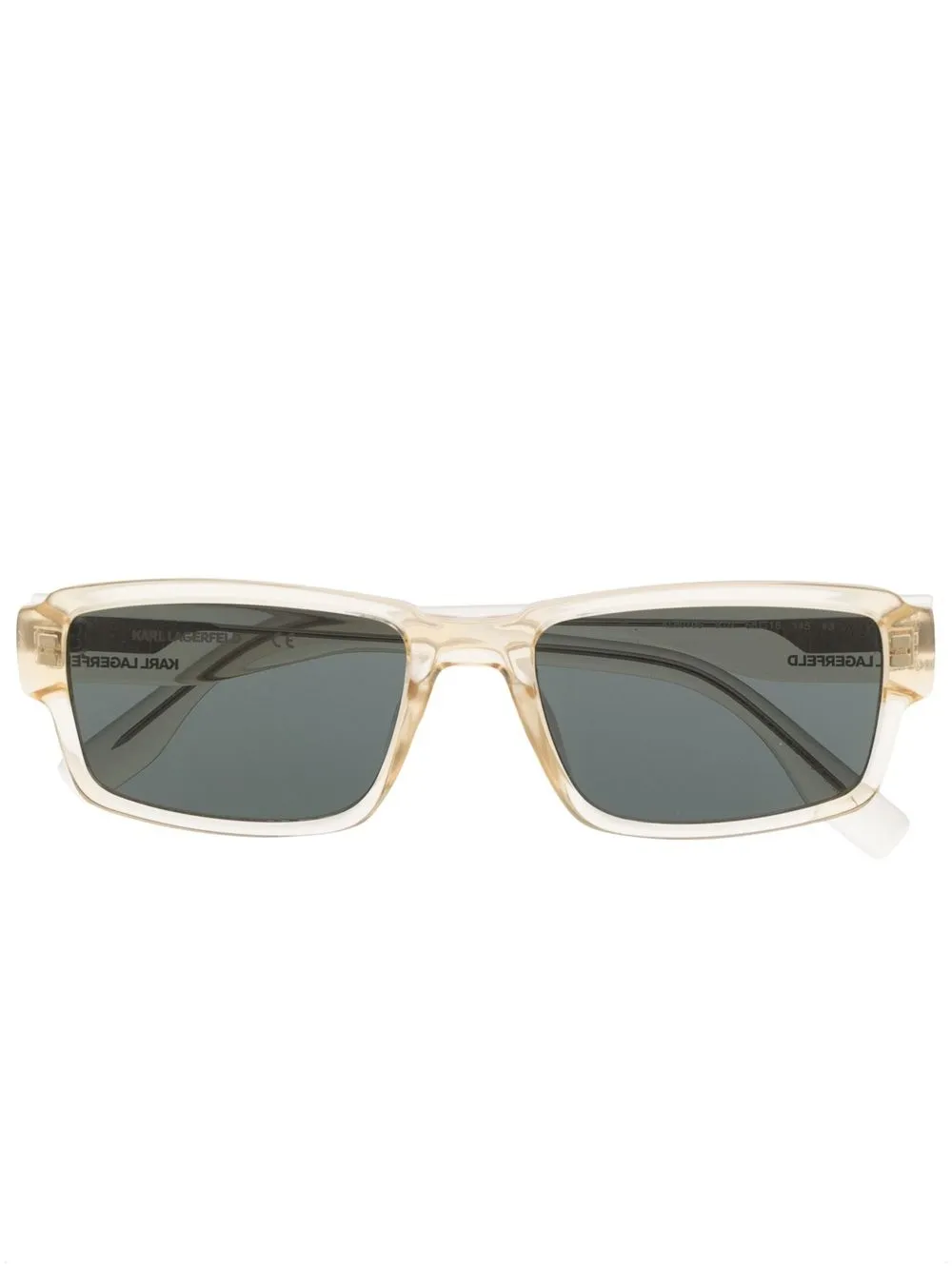 

Karl Lagerfeld lentes con armazón rectangular transparente - Neutro