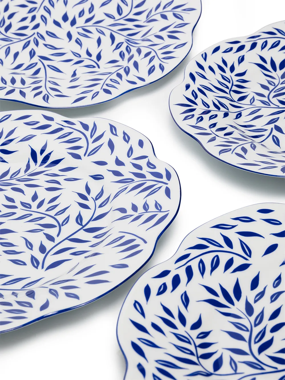 Maison Margaux Spring Leaves Dinner Plates (set Of 4) Farfetch