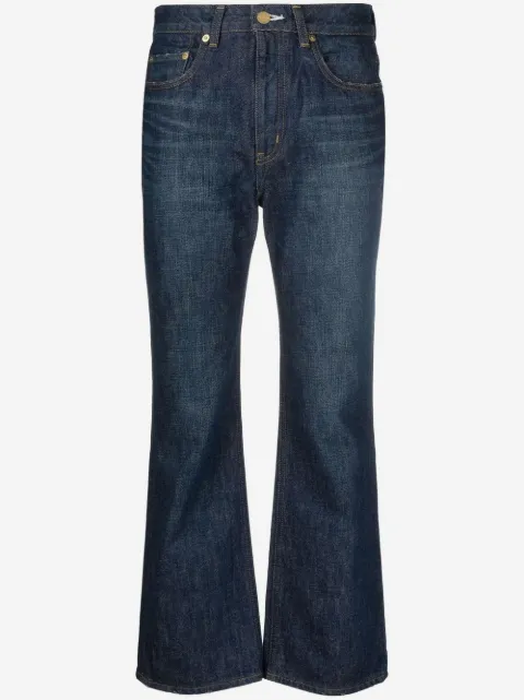 Tu es mon Tresor bootcut cropped jeans