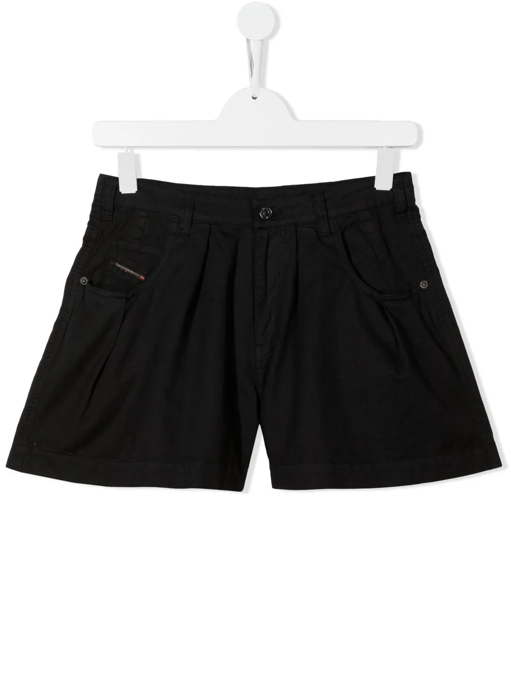 

Diesel Kids shorts con parche del logo - Negro