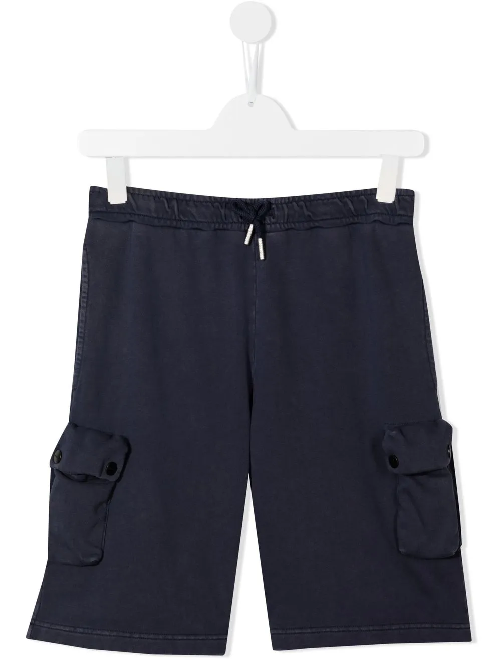 

Diesel Kids shorts cargo con cordones en la pretina - Azul