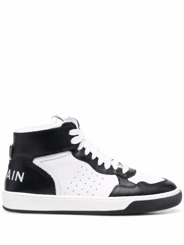 balmain trainers white