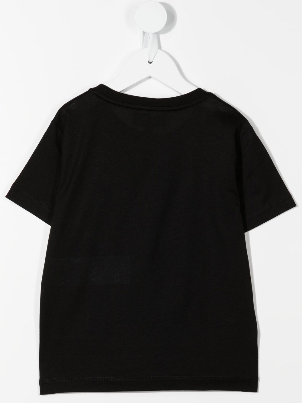 Emporio Armani Kids T-shirt met geborduurd logo - Zwart